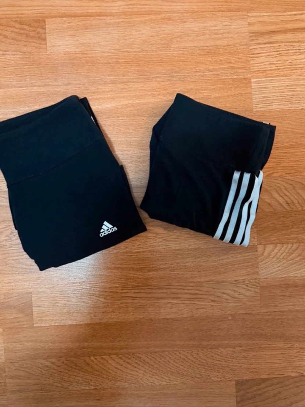 2 adidas Black Leggings